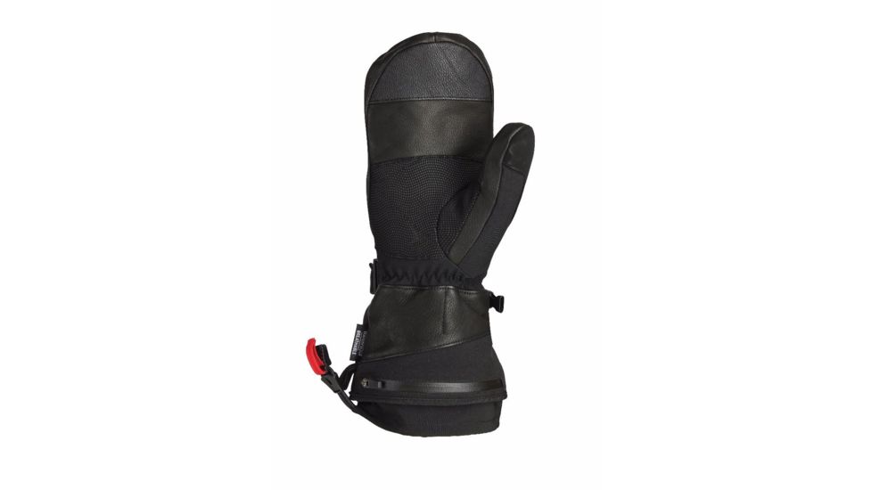 Seirus Heat Touch Hellfire Mitt, Mens, Black, Small, 1084.1.0012