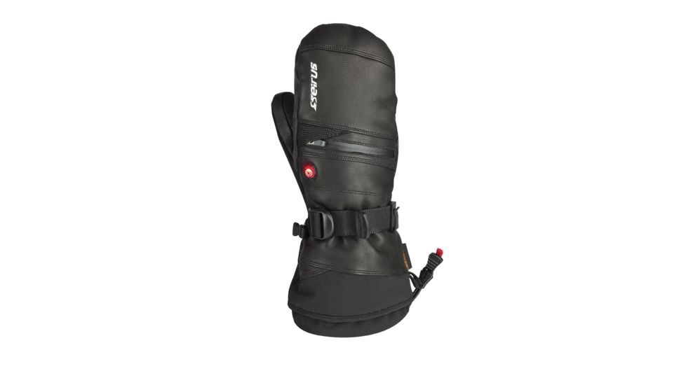 Seirus Heat Touch Hellfire Mitt, Mens, Black, Small, 1084.1.0012