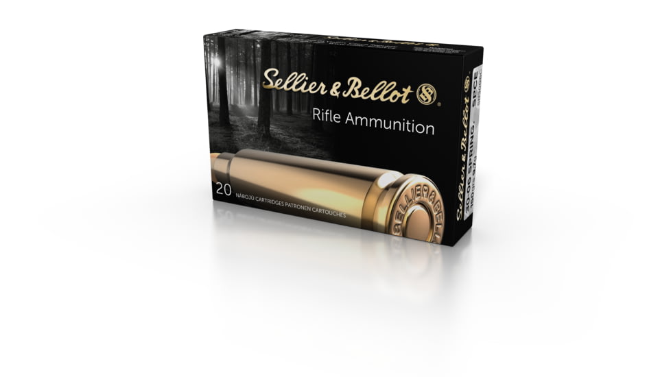 Sellier &amp; Bellot 30-06 Springfield 150 Grain Soft Point Cut-Through Edge Rifle Ammo, 20 Rounds, SB3006C