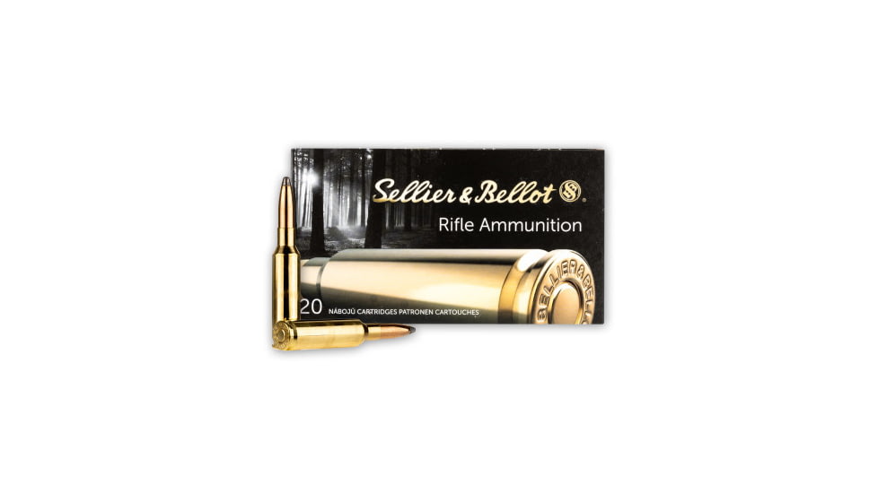 Sellier &amp; Bellot 6.5 Creedmoor 156 Grain Semi-Jacketed Soft Point Ammo, SB65DCS