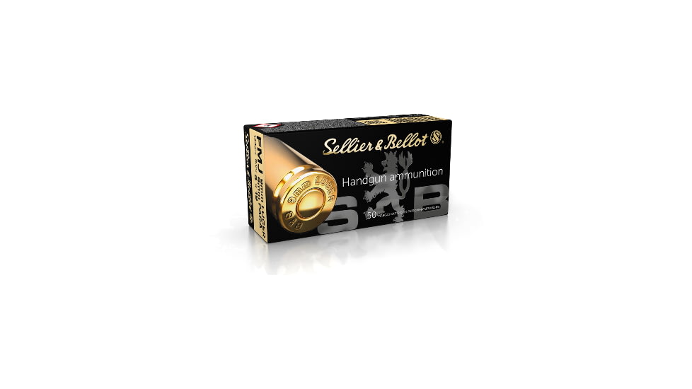 Sellier &amp; Bellot 9MM LUGER 124 FMJ 1000 Round Case, SB9BC