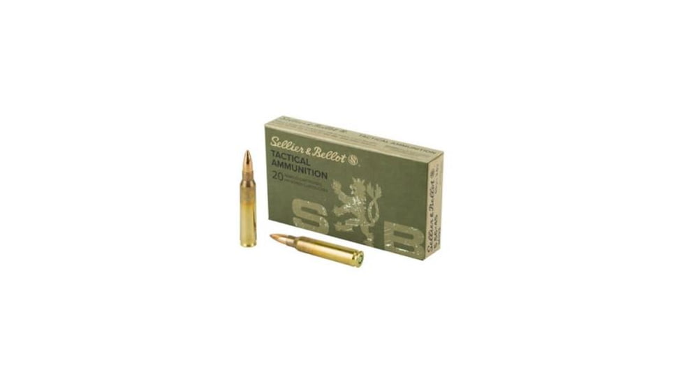Sellier &amp; Bellot M193 Rifle Ammo 5.56mm 55gr FMJ 3300 fps 1000/ct, SB556AC