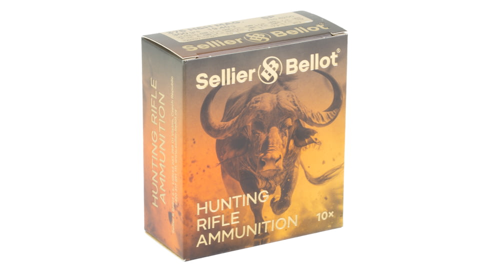 Sellier &amp; Bellot Rifle, 375 H&amp;H Mag, 300 Grain, Soft Point, 10 Round Box, SB375B
