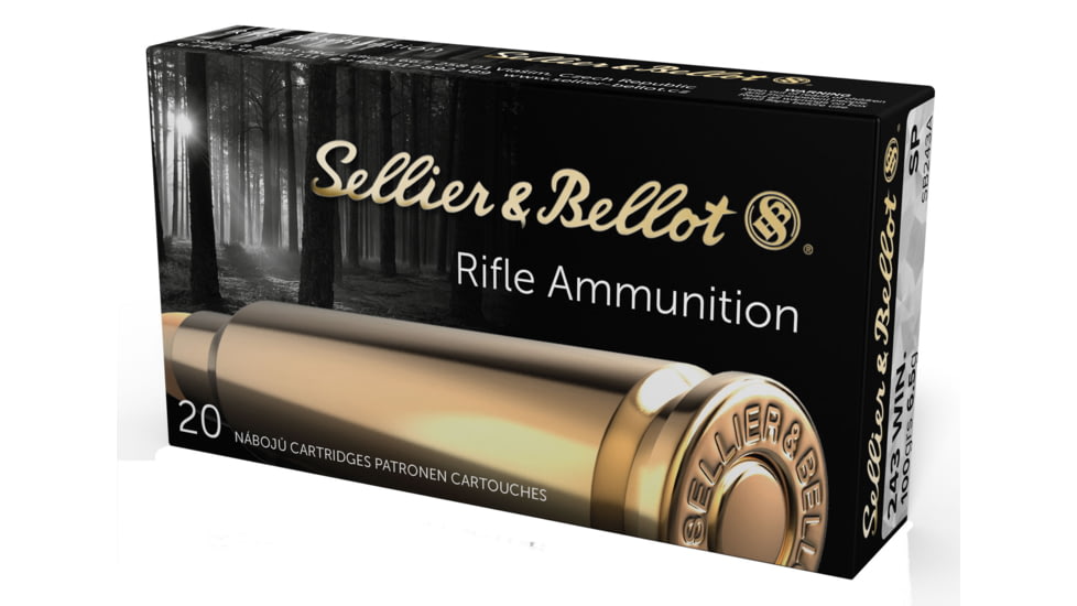 Sellier &amp; Bellot 7.62x51 200 Grain Hollow Point Boat Tail Subsonic Rifle Ammo, 20 Rounds, SB762SUBA