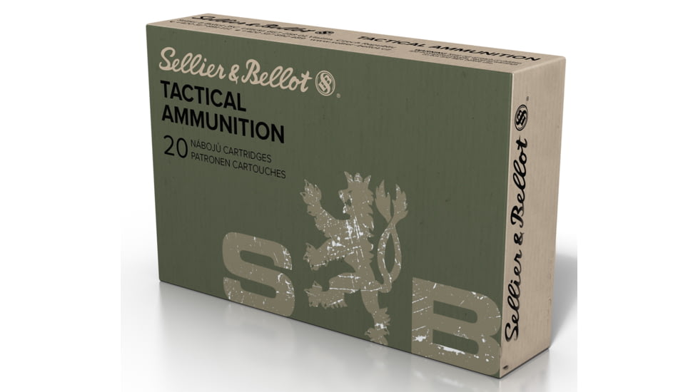 Sellier &amp; Bellot 6.5 Creedmoor 142 Grain Hollow Point Boat Tail Brass Cased Rifle Ammo, 20 Rounds, SB65E