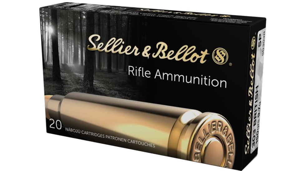 Sellier &amp; Bellot 303 British 150 Grain Soft Point Rifle Ammunition