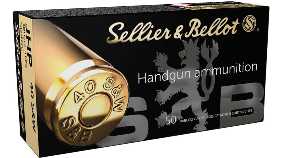 Sellier &amp; Bellot 40 S&amp;W 180 Grain Jacketed Hollow Point Bullet