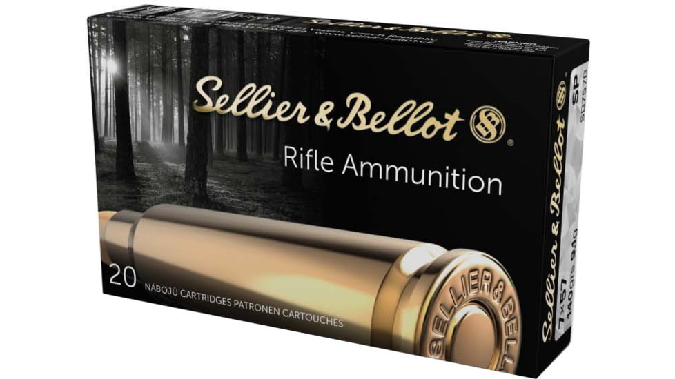 Sellier &amp; Bellot 7x57 140 Grain Soft Point Rifle Ammunition