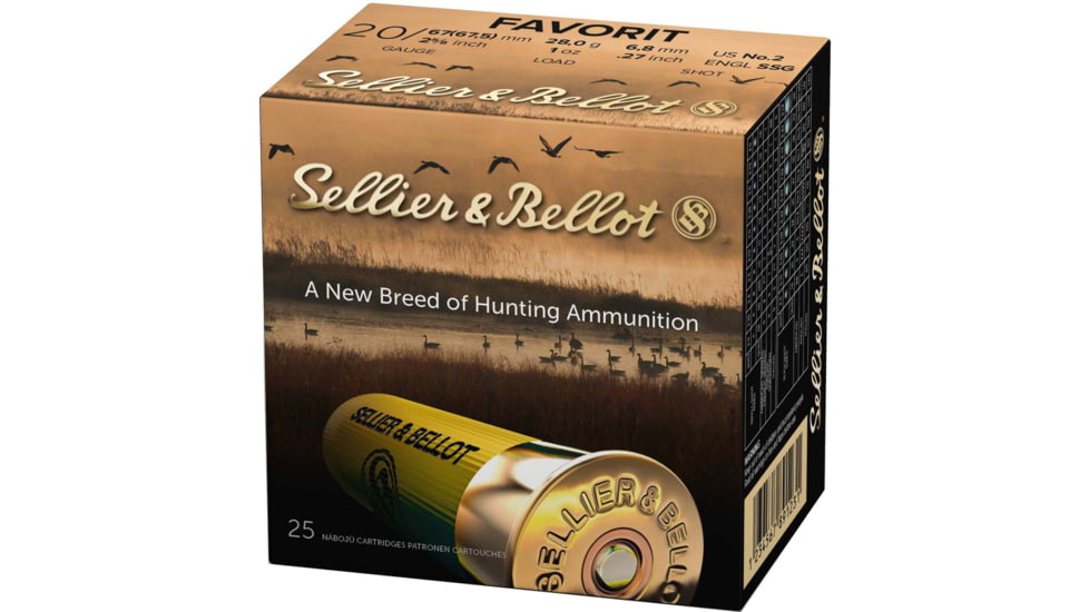 Sellier &amp; Bellot SB 20 Gauge 2.75in Shotgun Buckshot Ammunition
