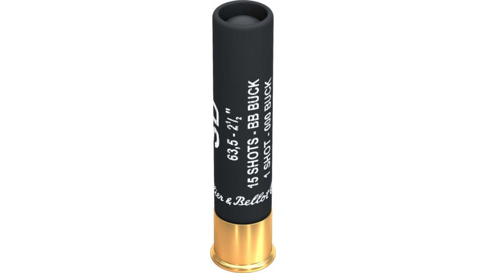 Sellier &amp; Bellot Self Defense .410 15 Pellet 2.5in Shotgun Buckshot Ammunition