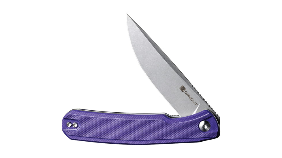 Sencut Knife Scitus 3.47'' Purple G10/gray Stonewash D2