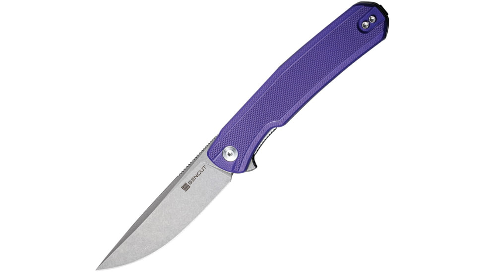 Sencut Knife Scitus 3.47'' Purple G10/gray Stonewash D2