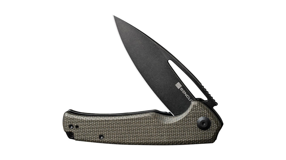 SENCUT Mims Linerlock Green Micarta