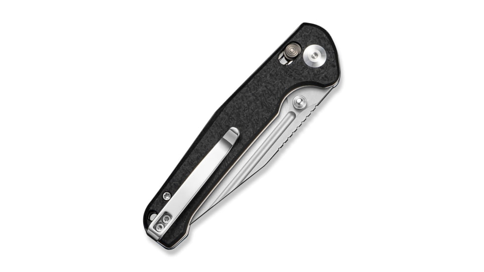 SENCUT Glenspar Thumb Stud &amp; Crossbar Lock Knife Black Shredded G10 Handle 3.45inch Stonewashed 9cr18mov Blade