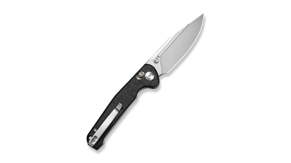 SENCUT Glenspar Folding Knife, 3.45in, 9Cr18MoV, Clip Point Blade, G10 Black Handle, S25046-2