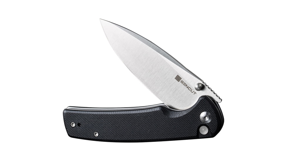 SENCUT Sachse Button Lock Black G10