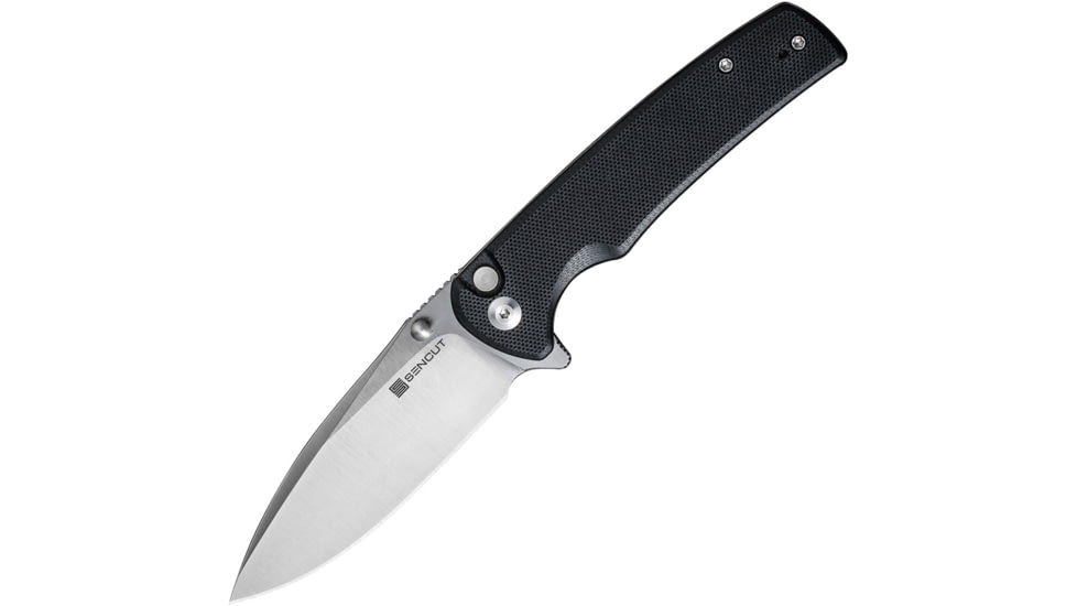 SENCUT Sachse Button Lock Black G10