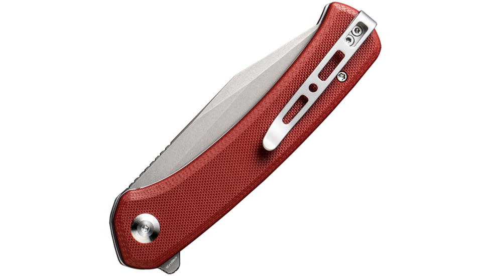 SENCUT Snap Linerlock Burgundy G10