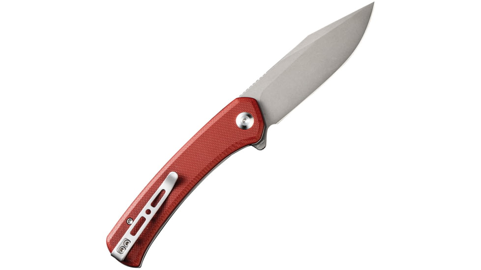 SENCUT Snap Linerlock Burgundy G10