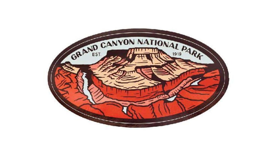 Sendero Provisions Co. National Park Sticker, Grand Canyon National Park, GRAND CANYON STICKER
