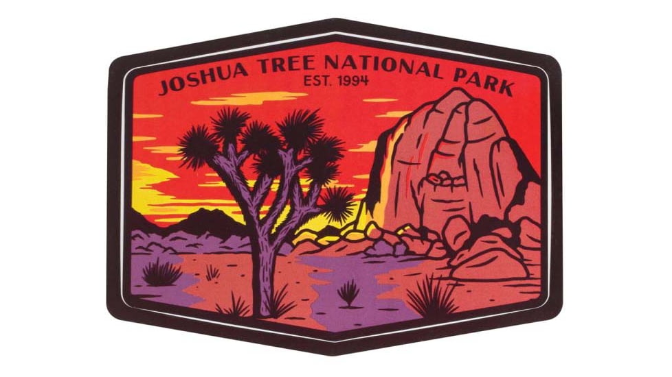 Sendero Provisions Co. National Park Sticker, Joshua Tree National Park, JOSHUA TREE STICKER