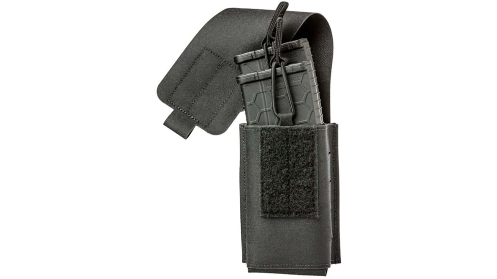 Sentry Gunnar AR/AK Double Stacked Rifle Mag Pouch, Black, Double, 25NP07BK
