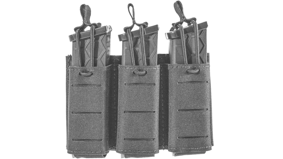 Sentry Gunnar Pistol Triple Mag Pouch, 9mm/.40 Caliber, Black, Triple, 25NP36BK