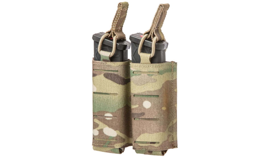 Sentry Gunnar Side By Side Double Pistol Mag Pouch, 10mm/.45 Caliber, Multi-Cam, Double, 25NP17MC