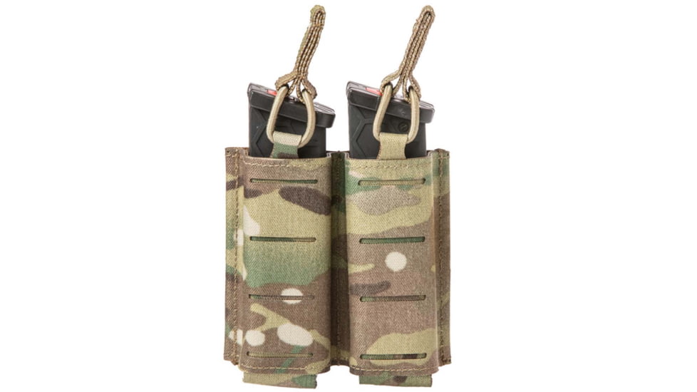 Sentry Gunnar Side By Side Double Pistol Mag Pouch, 10mm/.45 Caliber, Multi-Cam, Double, 25NP17MC