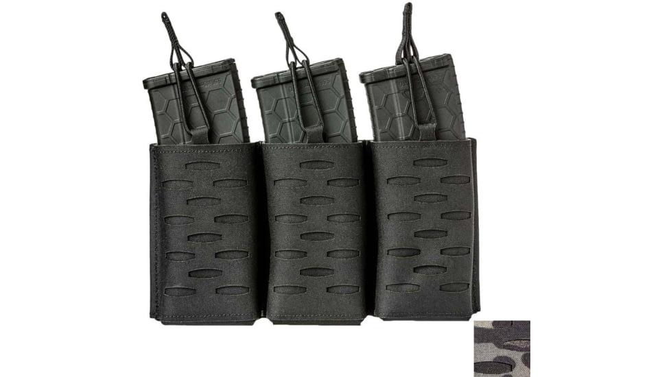 Sentry Gunnar Triple Rifle Mag Pouch, Multi-Cam Black, Triple, 25NP10MB