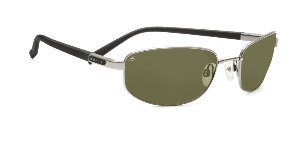Serengeti San Remo Sunglasses - Satin Dark Brown/Black Tortoise Frame, Drivers Polarized Lenses 7609