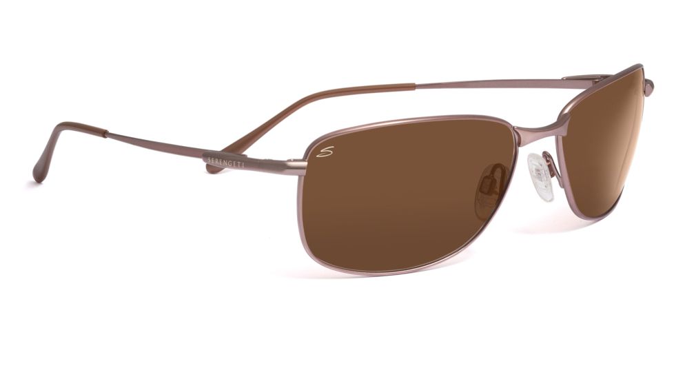 Serengeti Agata Sunglasses - Satin Rose Frame, Drivers Lenses 7580
