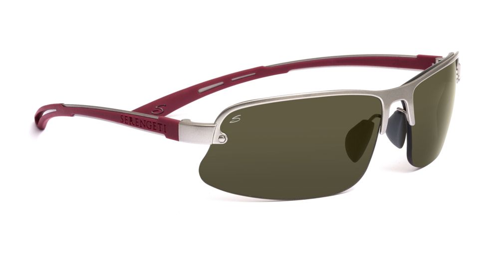 Serengeti Bella Sunglasses - Bronze Zebra Frame, Drivers Gold Polarized Lenses 7630