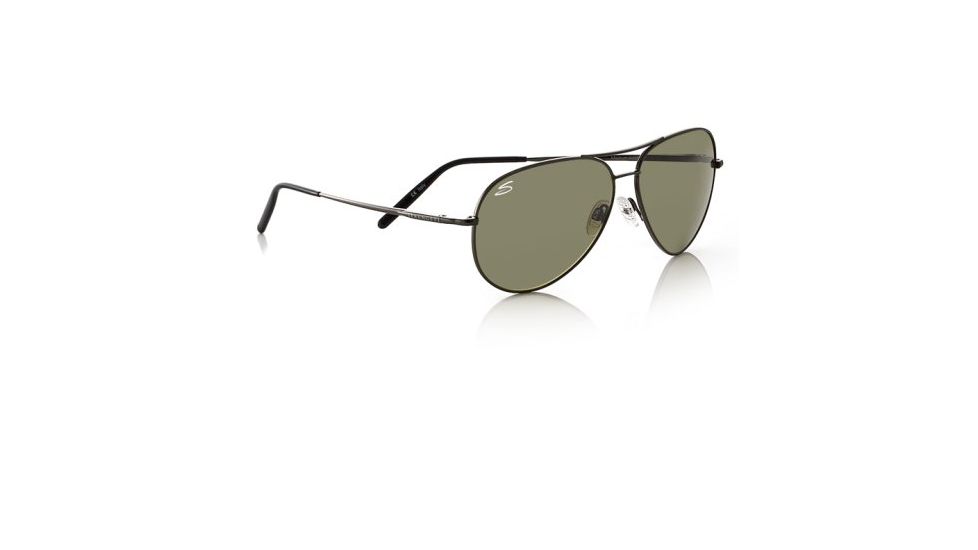 Serengeti Aviator Sunglasses, Medium - Gunmetal Frame, 555nm Lens GG6785