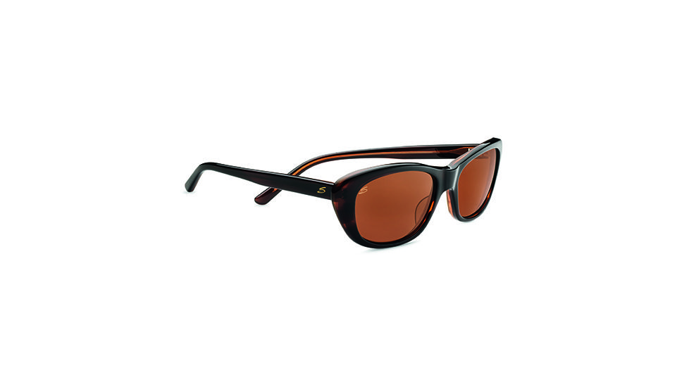 Serengeti Bagheria Single Vision Prescription Sunglasses, Dark Tortoise Honey Frame-7789SV