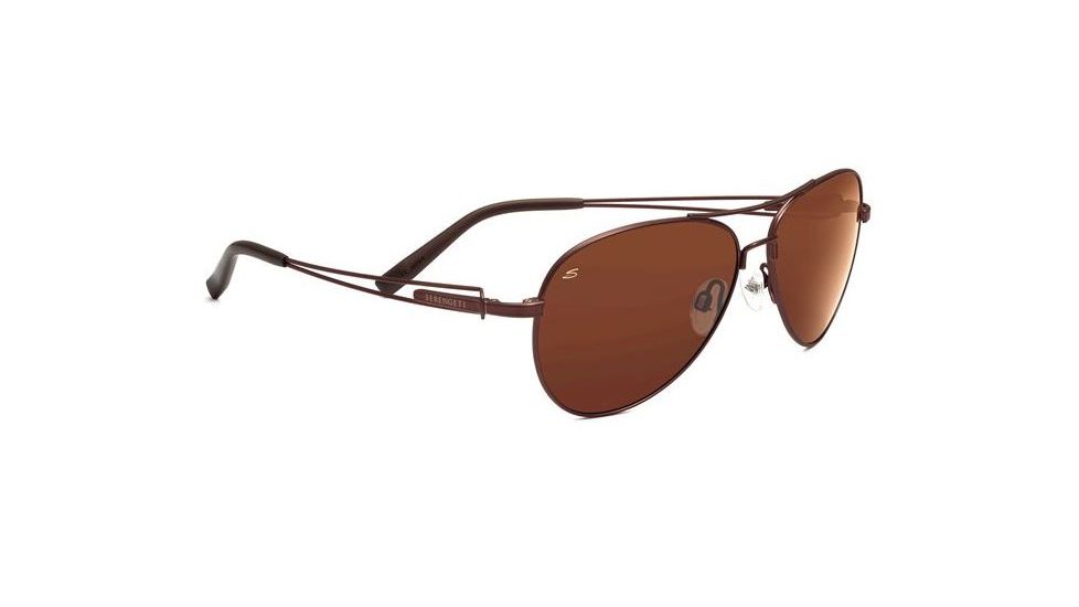 Serengeti Brando Single Vision Rx Sunglasses - Velvet Espresso Frame 7543