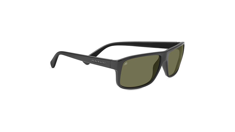 Serengeti Claudio Single Vision Prescription Sunglasses, Satin Dark Grey Frame-7951SV