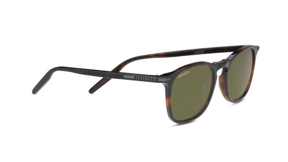 Serengeti Delio Progressive Prescription Sunglasses, Shiny Dark Havana Frame, Polarized, Photochromic, 8853PR