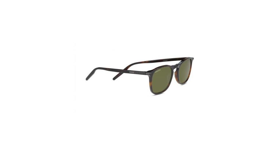 Serengeti Delio Sunglasses, Shiny Dark Havana, Polarized 555nm Lens, 8853