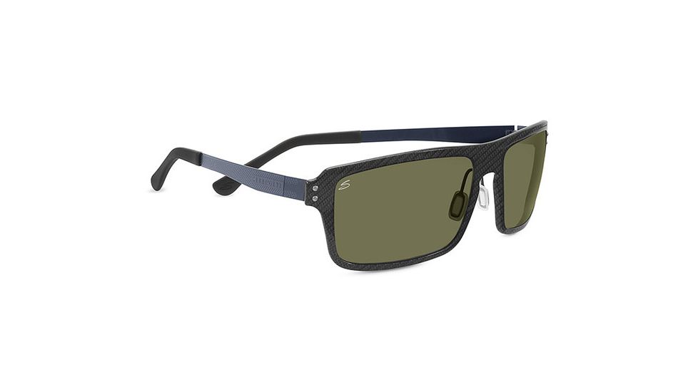 Serengeti Duccio Progressive Prescription Sunglasses, Shiny Carbon Fiber Frame-7900PR