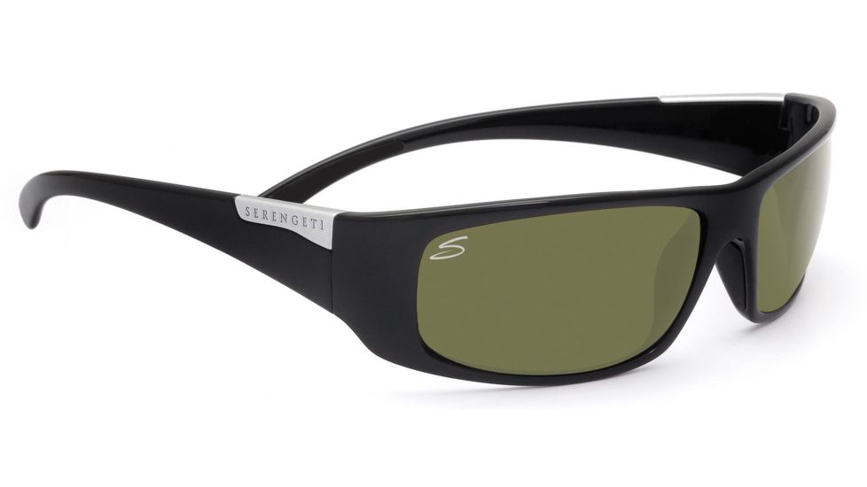 Serengeti Fasano Progressive Rx Sunglasses - Shiny Black Frame 7704