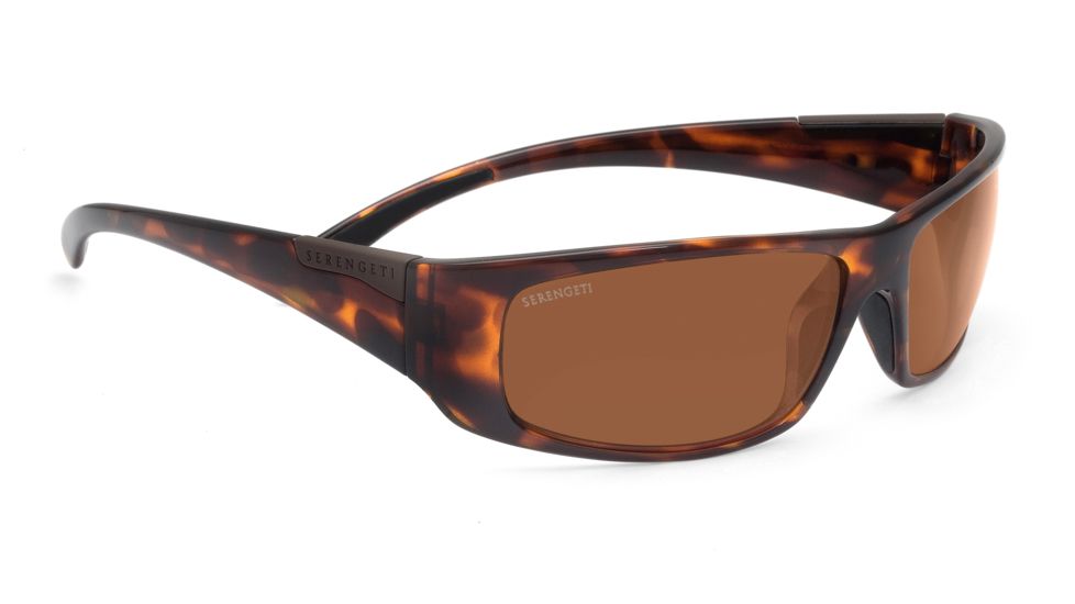 Serengeti Fasano Sunglasses, Dark Tortoise Frame, Polarized PhD Drivers Lens 7396