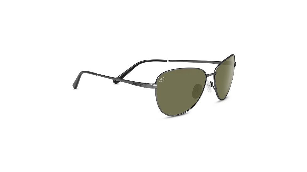 Serengeti Gloria Progressive Prescription Sunglasses, Satin Dark Gunmetal Frame, 8412PR
