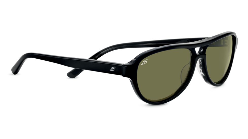 Serengeti Imperia Sunglasses - Black  Gray Tortoise Frame and Polarized 555nm Lens 7783