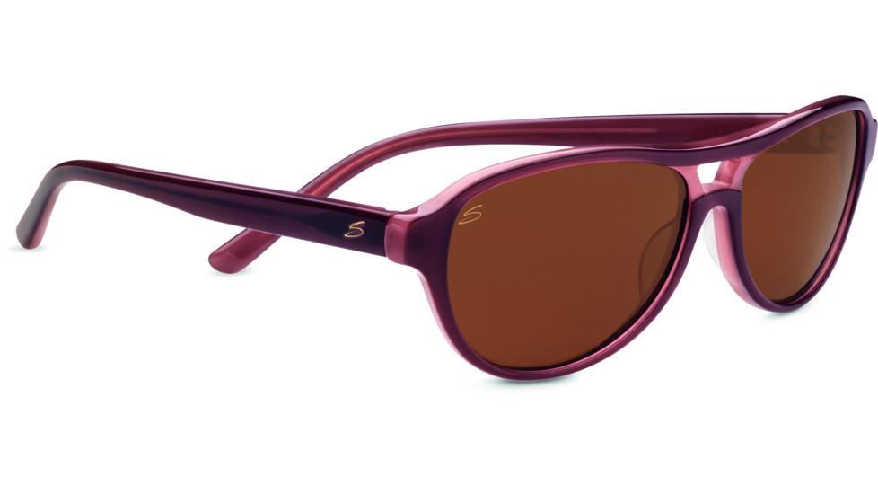 Serengeti Imperia Sunglasses - Wine Frame and Polarized Drivers Lens 7785