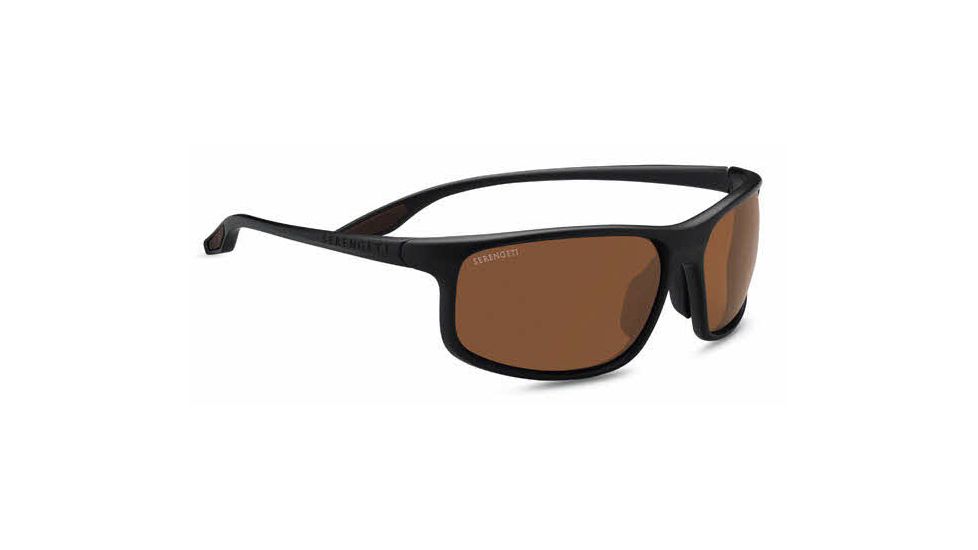 Serengeti Levanzo Progressive Prescription Sunglasses, Sanded Dark Brown Frame, 8610PR