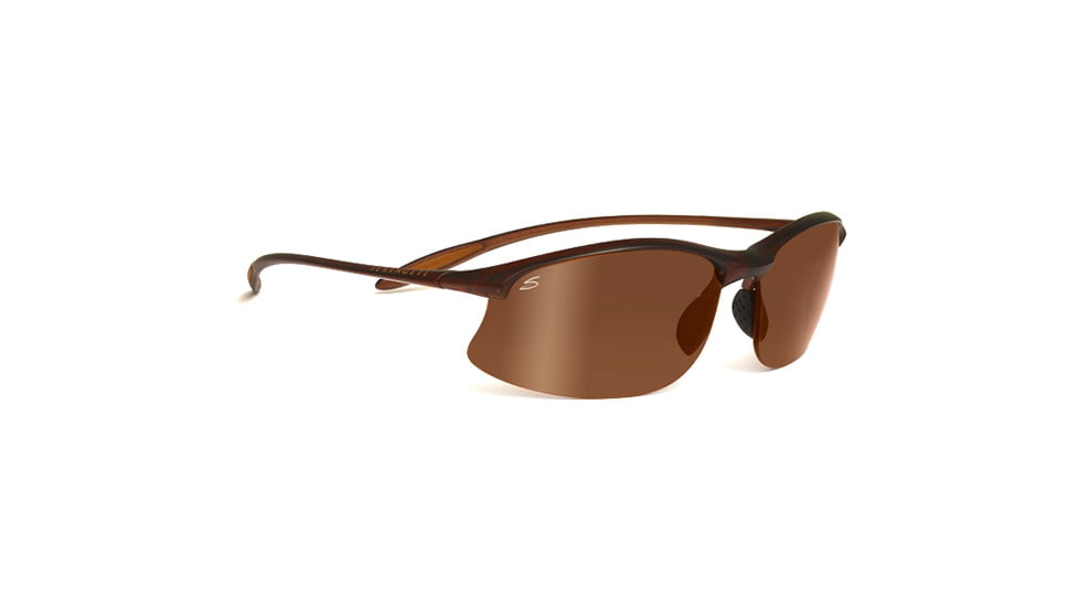 Serengeti Maestrale Sunglasses Satin Dark Brownshiny Cognac Frame Polar Phd Drivers Gold Lenses 7711