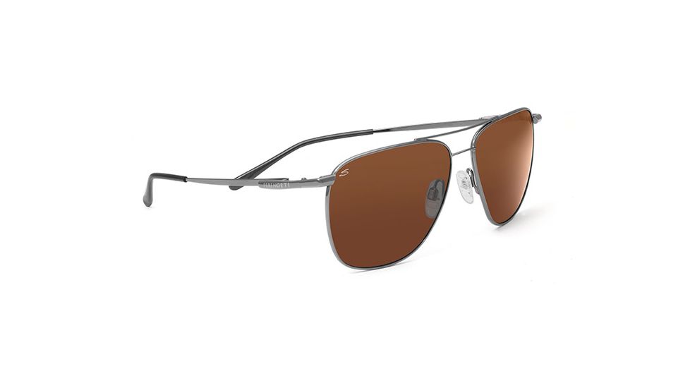 Serengeti Marco Progressive Rx Sunglasses Shiny Gunmetal Frame 7547