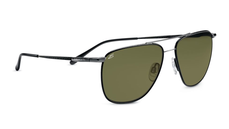 Serengeti Destare Sunglasses - Satin Black Frame, Polar PhD Sedona Lenses 7686