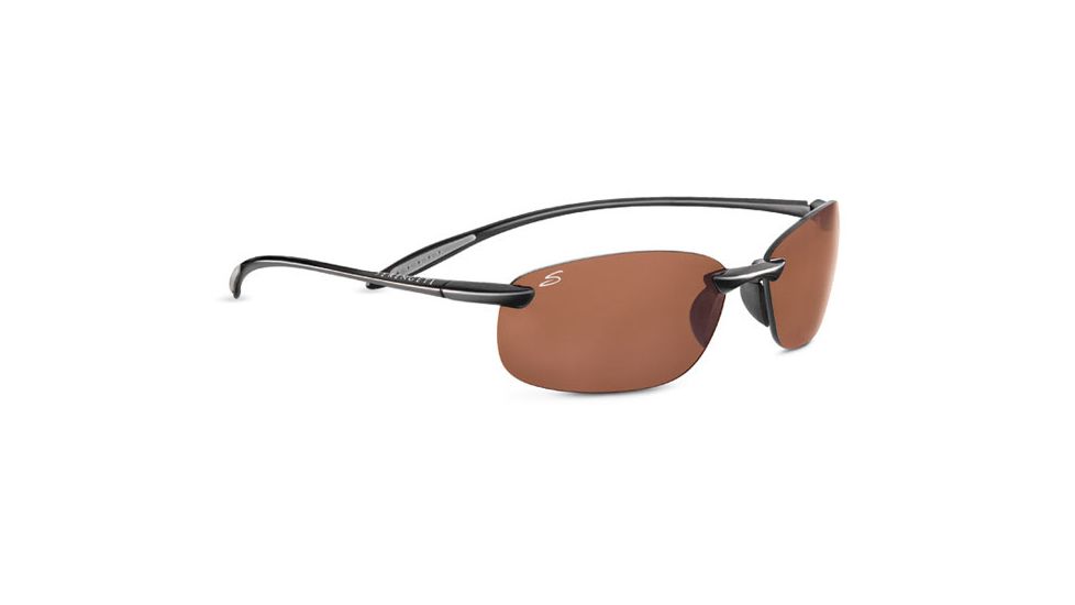 Serengeti Nuvola Single Vision Rx Sunglasses, Hermatite Frame 7358